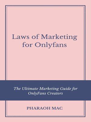 cover image of Laws of marketing for Onlyfans